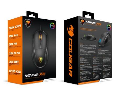 Мышь Cougar Minos X5 Black USB