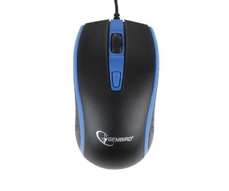 Мышь Gembird MUS-104-B Black/Blue USB