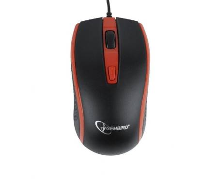 Мышь Gembird MUS-104-R Black/Red USB