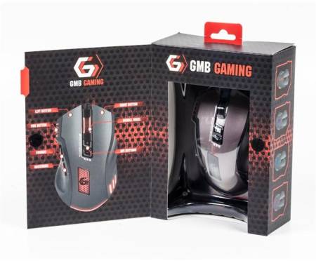 Мышь Gembird MUSG-004 Black, Grey USB