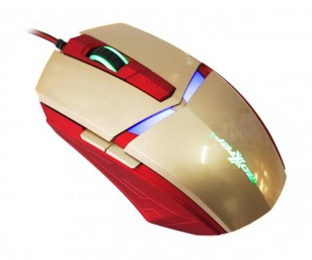 Мышь Maxxter G1 Iron Claw Gold/Red USB
