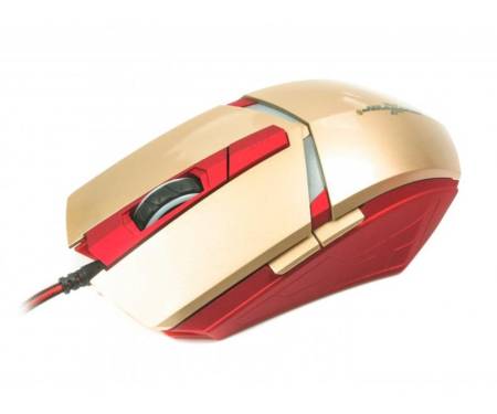 Мышь Maxxter G1 Iron Claw Gold/Red USB