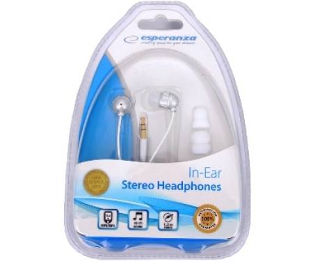Наушники Esperanza In-Ear EH126 White-Silver