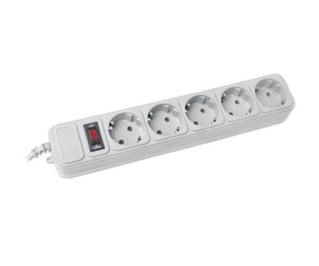 Сетевой фильтр Gembird Power Cube 5 розеток 4,5м (SPG5-G-15G) серый