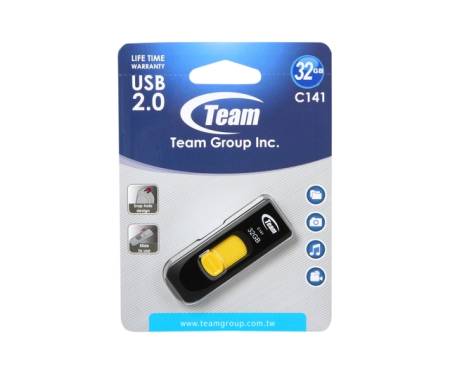 Флешка USB 32Gb Team C141 Yellow (TC14132GY01)