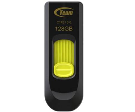 Флешка USB3.0 128Gb Team C145 Yellow (TC1453128GY01)