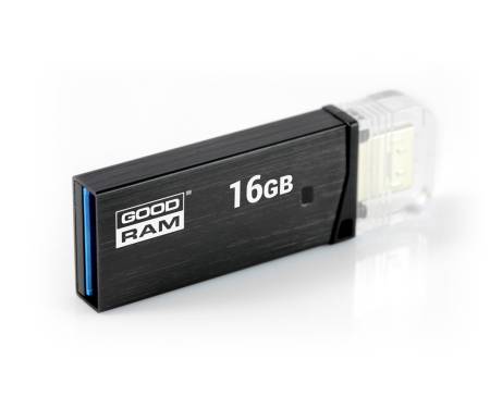 Флешка USB3.0 16GB OTG GOODRAM OTN3 (Twin) Black (OTN3-0160K0R11)