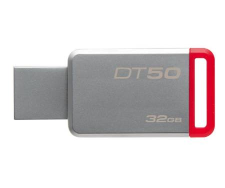 Флешка USB3.0 32GB Kingston DataTraveler 50 Metal/Red (DT50/32GB)