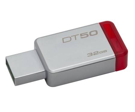 Флешка USB3.0 32GB Kingston DataTraveler 50 Metal/Red (DT50/32GB)