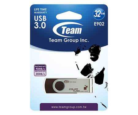 Флешка USB3.0 32Gb Team Color Turn E902 Brown (TE902332GN01)