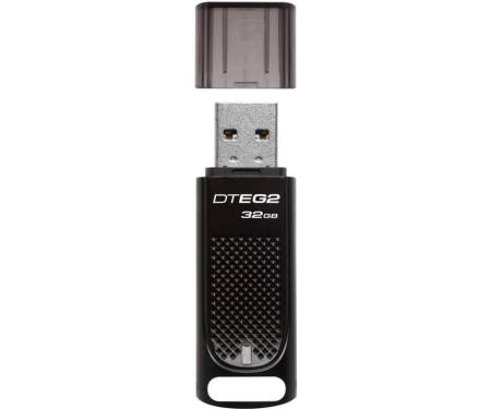 Флешка USB3.1 32GB Kingston DataTraveler Elite G2 Black (DTEG2/32GB)