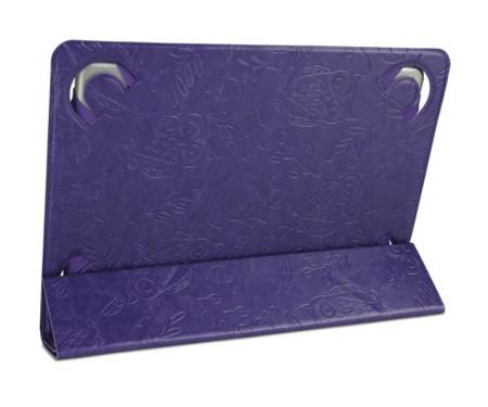Чехол-книжка Utty Y-case Pattern универсальный 9-10 Purple Owl (252877)