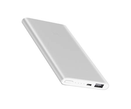 Power Bank Xiaomi Mi 2 5000mAh Silver (PLM10ZM-SL)