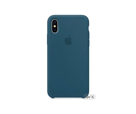 Чехол Apple iPhone X Silicone Case Cosmos Blue (MR6G2)