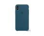 Чехол Apple iPhone X Silicone Case Cosmos Blue (MR6G2)