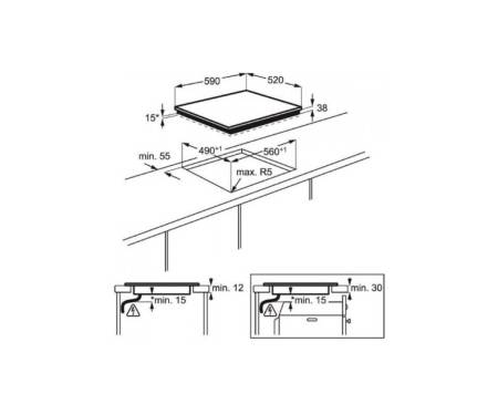 Варочная поверхность Electrolux EHF65451FK