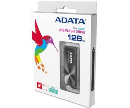 Флешка A-DATA 128GB UE700 Black USB 3.1 (AUE700-128G-CBK)