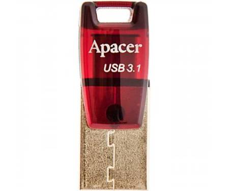 Флешка Apacer 32GB AH180 Red Type-C Dual USB 3.1 (AP32GAH180R-1)