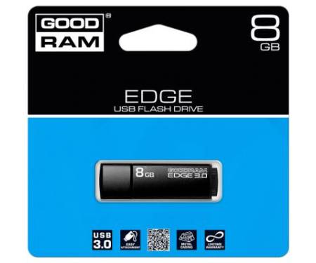 Флешка GOODRAM 8GB UEG3 Edge Black USB 3.0 (UEG3-0080K0R11)
