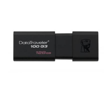 Флешка Kingston 128GB DT100 G3 Black USB 3.0 (DT100G3/128GB)