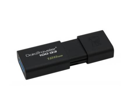 Флешка Kingston 128GB DT100 G3 Black USB 3.0 (DT100G3/128GB)
