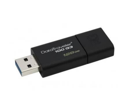 Флешка Kingston 128GB DT100 G3 Black USB 3.0 (DT100G3/128GB)