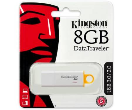 Флешка Kingston 8Gb DataTraveler Generation 4 (DTIG4/8GB)
