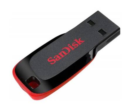 Флешка SANDISK 128GB Cruzer Blade USB 2.0 (SDCZ50-128G-B35)