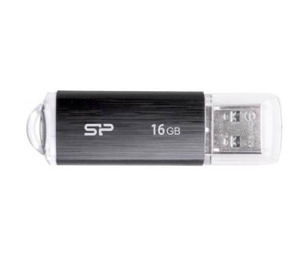 Флешка Silicon Power 16GB Ultima U02 Black USB 2.0 (SP016GBUF2U02V1K)