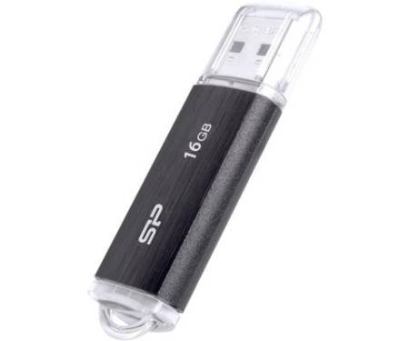 Флешка Silicon Power 16GB Ultima U02 Black USB 2.0 (SP016GBUF2U02V1K)