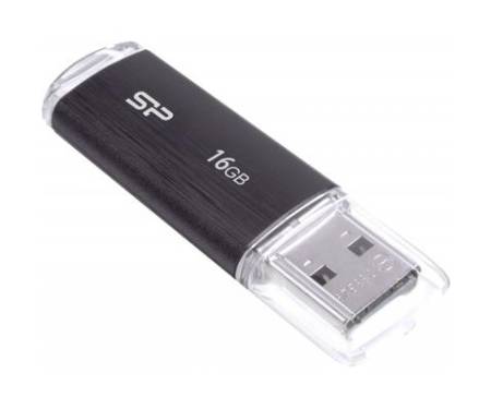 Флешка Silicon Power 16GB Ultima U02 Black USB 2.0 (SP016GBUF2U02V1K)