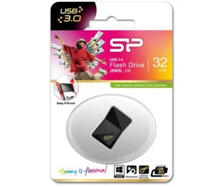 Флешка Silicon Power 32GB Jewel J08 Black USB 3.0 (SP032GBUF3J08V1K)