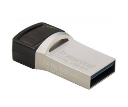 Флешка Transcend 32GB JetFlash 890S Silver USB 3.1 (TS32GJF890S)
