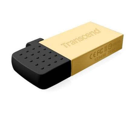 Флешка Transcend 8GB On-The-Go Gold USB 2.0 (TS8GJF380G)