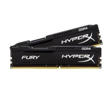 Модуль DDR4 8GB (2x4GB) 2400 MHz Fury Black Kingston (HX424C15FBK2/8)