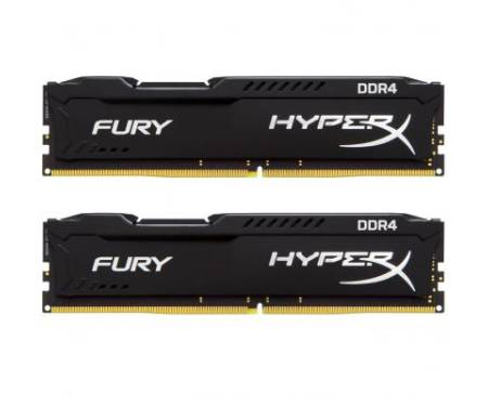 Модуль DDR4 32GB (2x16GB) 2400 MHz HyperX FURY Black Kingston (HX424C15FBK2/32)