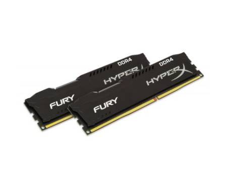 Модуль DDR4 32GB (2x16GB) 2400 MHz HyperX FURY Black Kingston (HX424C15FBK2/32)