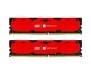 Модуль DDR4 16GB (2x8GB) 2400 MHz Iridium Red GOODRAM (IR-R2400D464L15S/16GDC)
