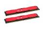 Модуль DDR4 16GB (2x8GB) 2400 MHz Iridium Red GOODRAM (IR-R2400D464L15S/16GDC)