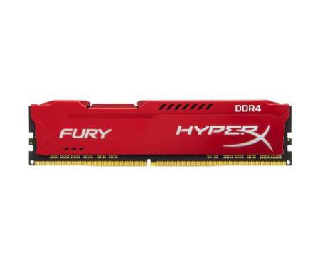 Модуль DDR4 8GB 2666 MHz HyperX Fury Red Kingston (HX426C16FR2/8)