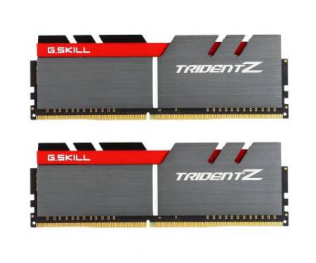 Модуль DDR4 16GB (2x8GB) 3200 MHz Trident Z Silver H/ Red G.Skill (F4-3200C16D-16GTZB)