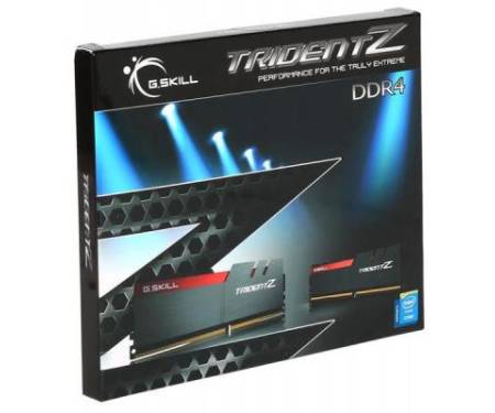 Модуль DDR4 16GB (2x8GB) 3200 MHz Trident Z Silver H/ Red G.Skill (F4-3200C16D-16GTZB)
