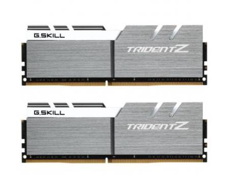 Модуль DDR4 16GB (2x8GB) 3200 MHz Trident Z Silver H/ White G.Skill (F4-3200C16D-16GTZSW)