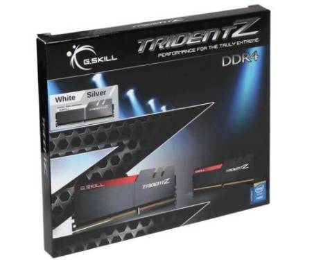 Модуль DDR4 16GB (2x8GB) 3200 MHz Trident Z Silver H/ White G.Skill (F4-3200C16D-16GTZSW)