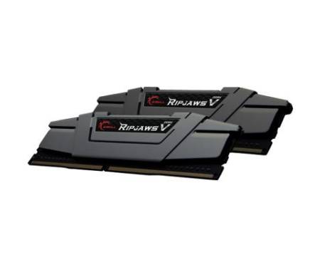 Модуль DDR4 16GB (2x8GB) 2800 MHz RipjawsV Gray G.Skill (F4-2800C16D-16GVG)