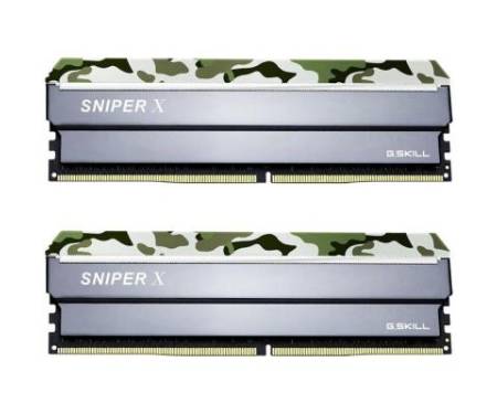 Модуль DDR4 16GB (2x8GB) 2400 MHz Sniper X G.Skill (F4-2400C17D-16GSXF)