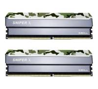 Модуль DDR4 16GB (2x8GB) 2400 MHz Sniper X G.Skill (F4-2400C17D-16GSXF)