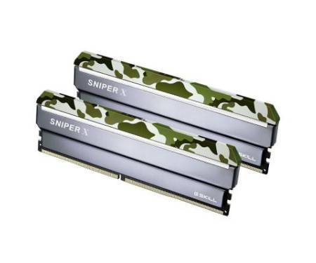 Модуль DDR4 16GB (2x8GB) 2400 MHz Sniper X G.Skill (F4-2400C17D-16GSXF)