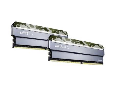 Модуль DDR4 16GB (2x8GB) 2400 MHz Sniper X G.Skill (F4-2400C17D-16GSXF)