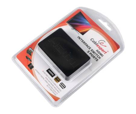 Коммутатор видео Cablexpert HDMI v. 1.4 (3 вх, 1 вых) (DSW-HDMI-34)